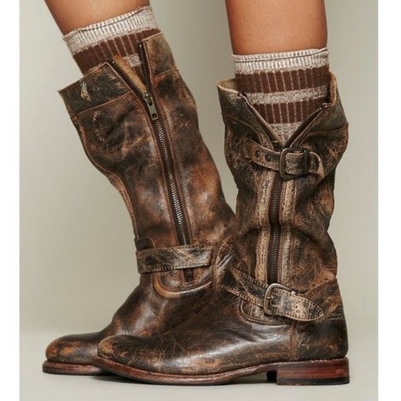 bed stu distressed boots